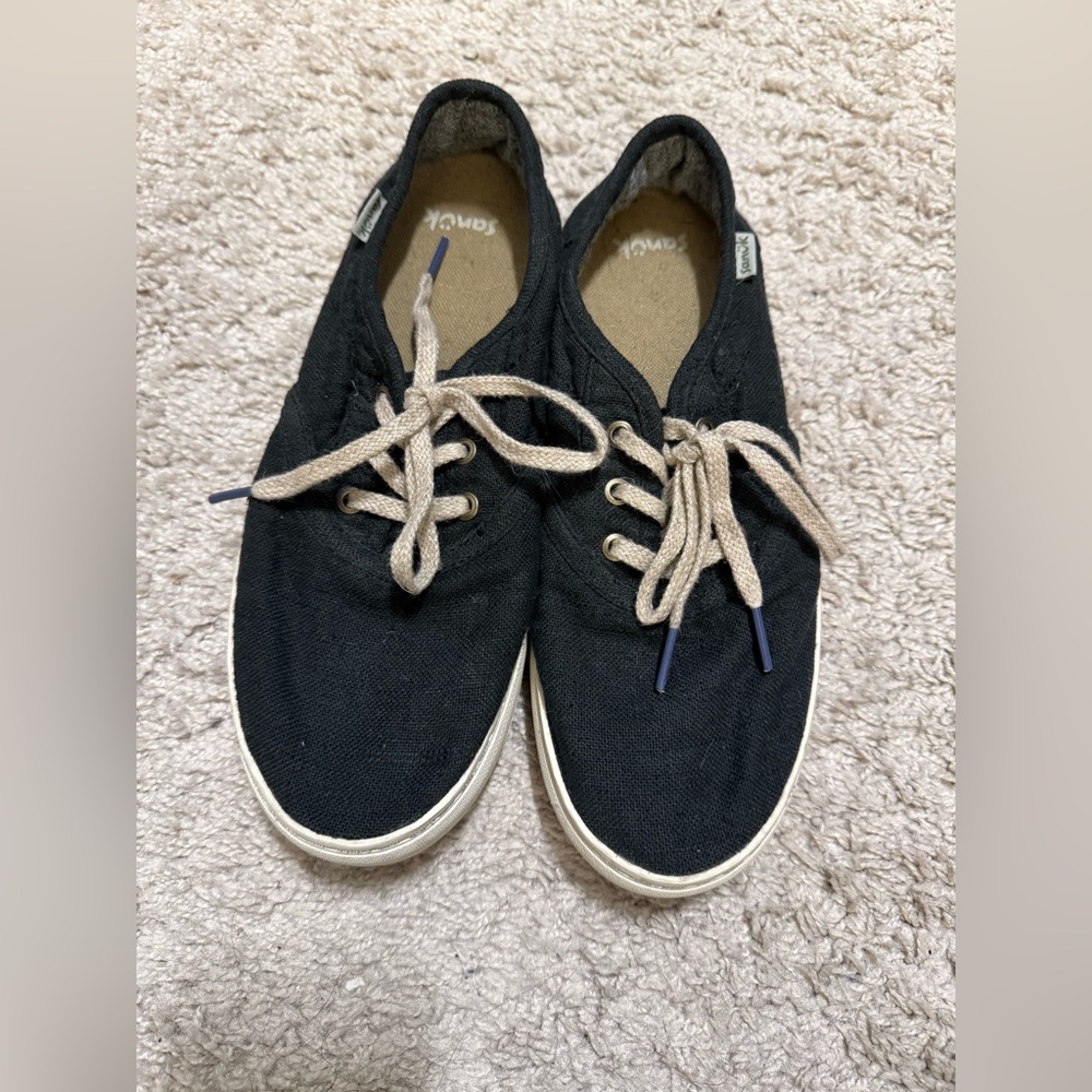 NWOT Sanuk Avery Hemp Lace Shoes